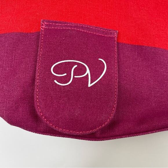 Porto Vino canvas tote insulated compartment NWT - Picture 2 of 16